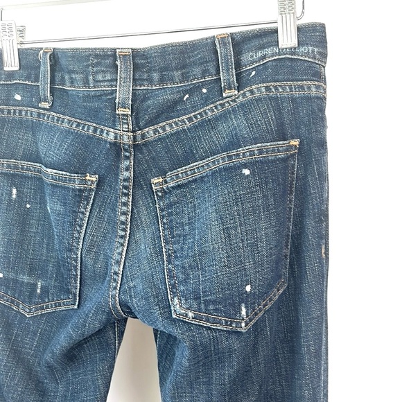 Current/Elliott The Skinny Loved Destroy Splatter Jeans - Picture 7 of 12